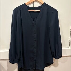 Ralph Lauren Navy Women's Blouse